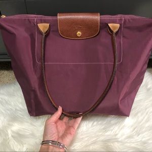 LONGCHAMP Le Pliage “Shopping” Modele Depose Designer Bag Large